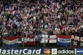 The Ajax fans before the match